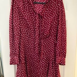 Rebecca Taylor patterned red dress